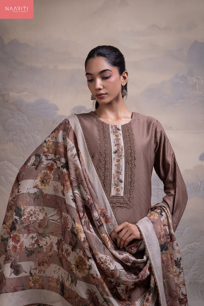 Mayura Naariti Mul Chanderi Pant Style Suits Wholesaler India