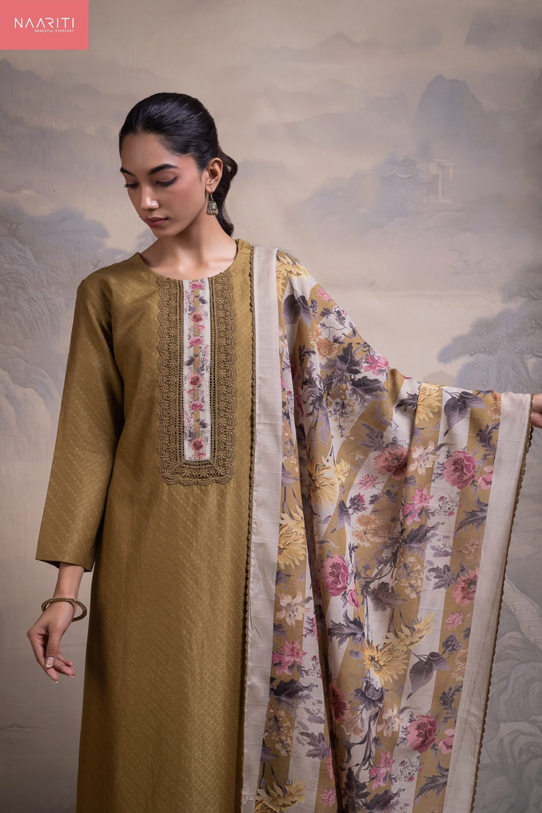 Mayura Naariti Mul Chanderi Pant Style Suits Wholesaler India