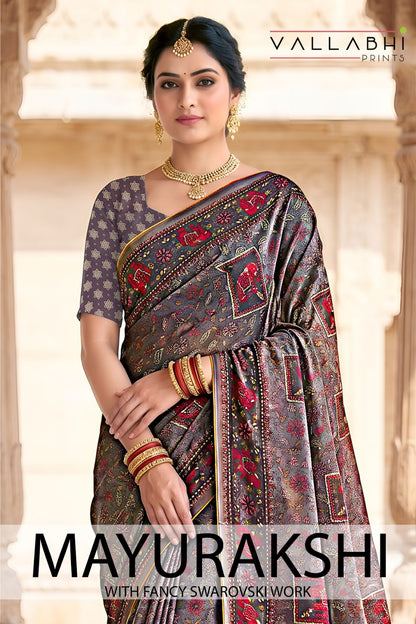 Mayurakshi Vallabhi Prints Weightless Sarees Wholesale Rate