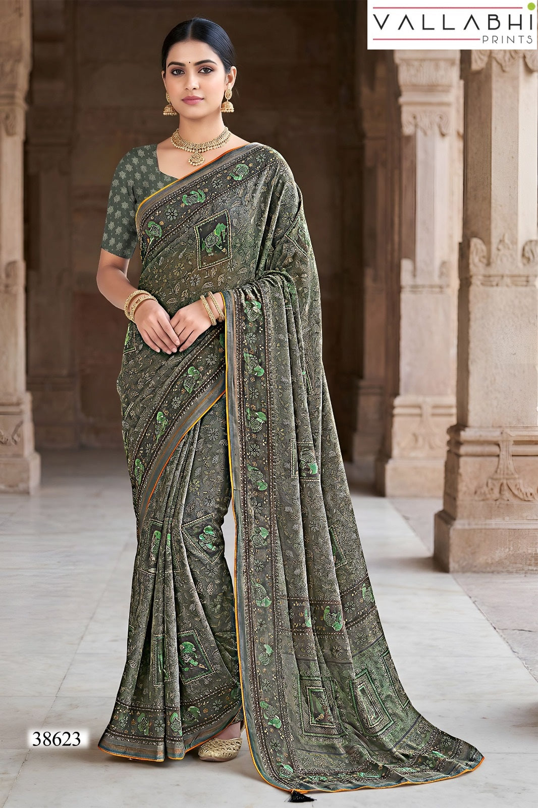 Mayurakshi Vallabhi Prints Weightless Sarees Wholesale Rate