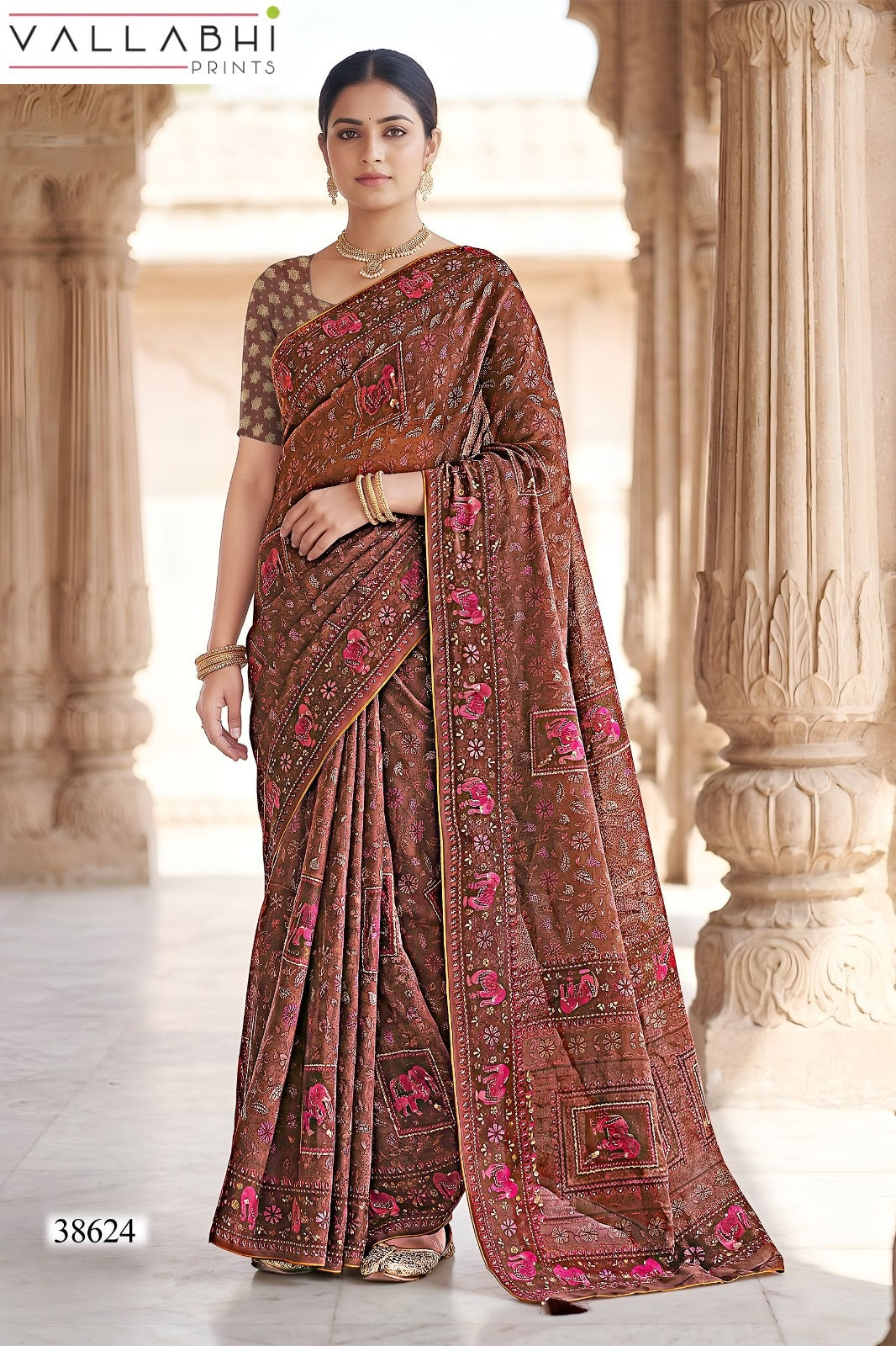 Mayurakshi Vallabhi Prints Weightless Sarees Wholesale Rate