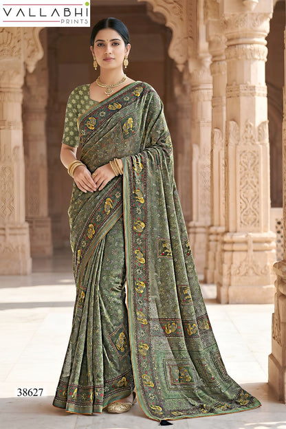 Mayurakshi Vallabhi Prints Weightless Sarees Wholesale Rate