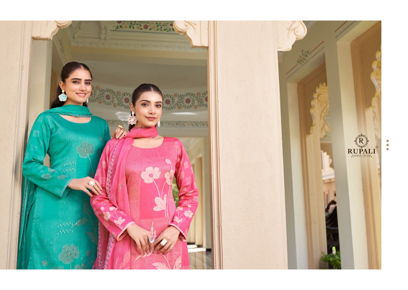 Mayuri Rupali Jam Satin Pant Style Suits Supplier India
