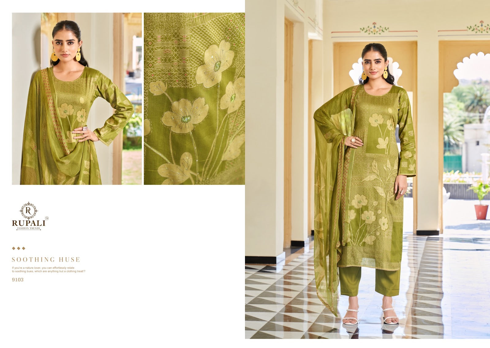 Mayuri Rupali Jam Satin Pant Style Suits Supplier India
