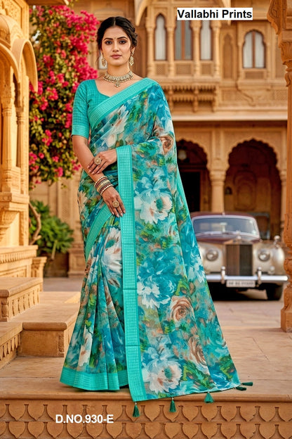 Mayuri Vallabhi Prints Georgette Sarees Wholesale