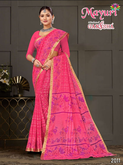 Mayuri Vol 2 Ganesha Cotton Sarees Wholesaler Ahmedabad