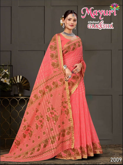 Mayuri Vol 2 Ganesha Cotton Sarees Wholesaler Ahmedabad