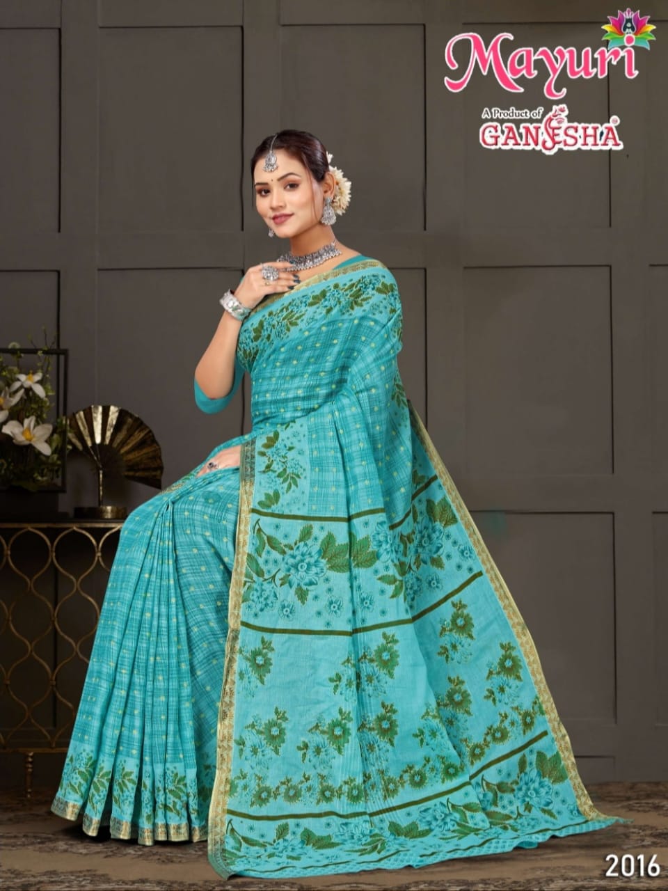 Mayuri Vol 2 Ganesha Cotton Sarees Wholesaler Ahmedabad