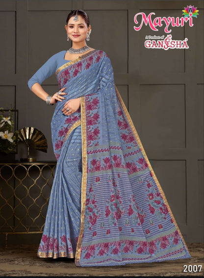 Mayuri Vol 2 Ganesha Cotton Sarees Wholesaler Ahmedabad