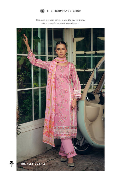 Mazda The Hermitage Shop Jam Satin Karachi Salwar Suits Wholesaler