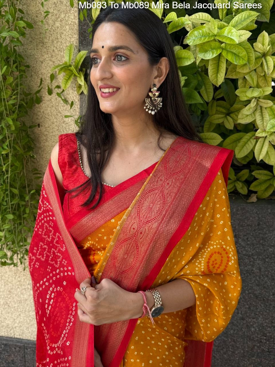 Mb083 To Mb089 Mira Bela Viscose Jacquard Sarees Wholesale Rate