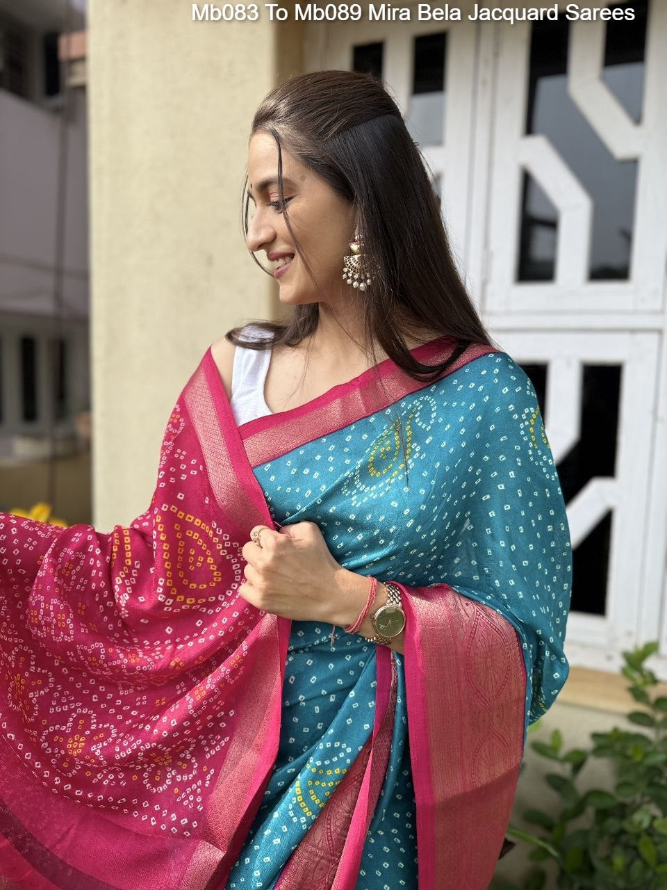 Mb083 To Mb089 Mira Bela Viscose Jacquard Sarees Wholesale Rate