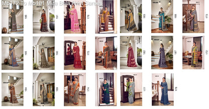 Mb172 To Mb191 Mira Bela Cotton Sarees Wholesale Price