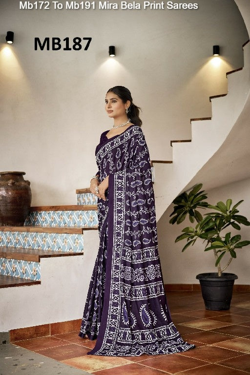 Mb172 To Mb191 Mira Bela Cotton Sarees Wholesale Price