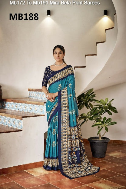 Mb172 To Mb191 Mira Bela Cotton Sarees Wholesale Price