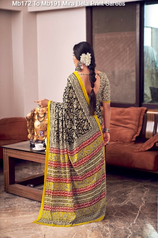 Mb172 To Mb191 Mira Bela Cotton Sarees Wholesale Price