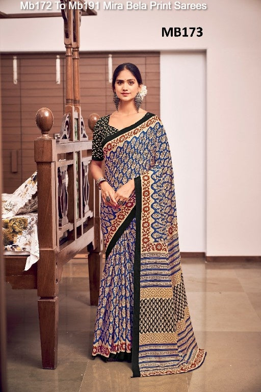 Mb172 To Mb191 Mira Bela Cotton Sarees Wholesale Price