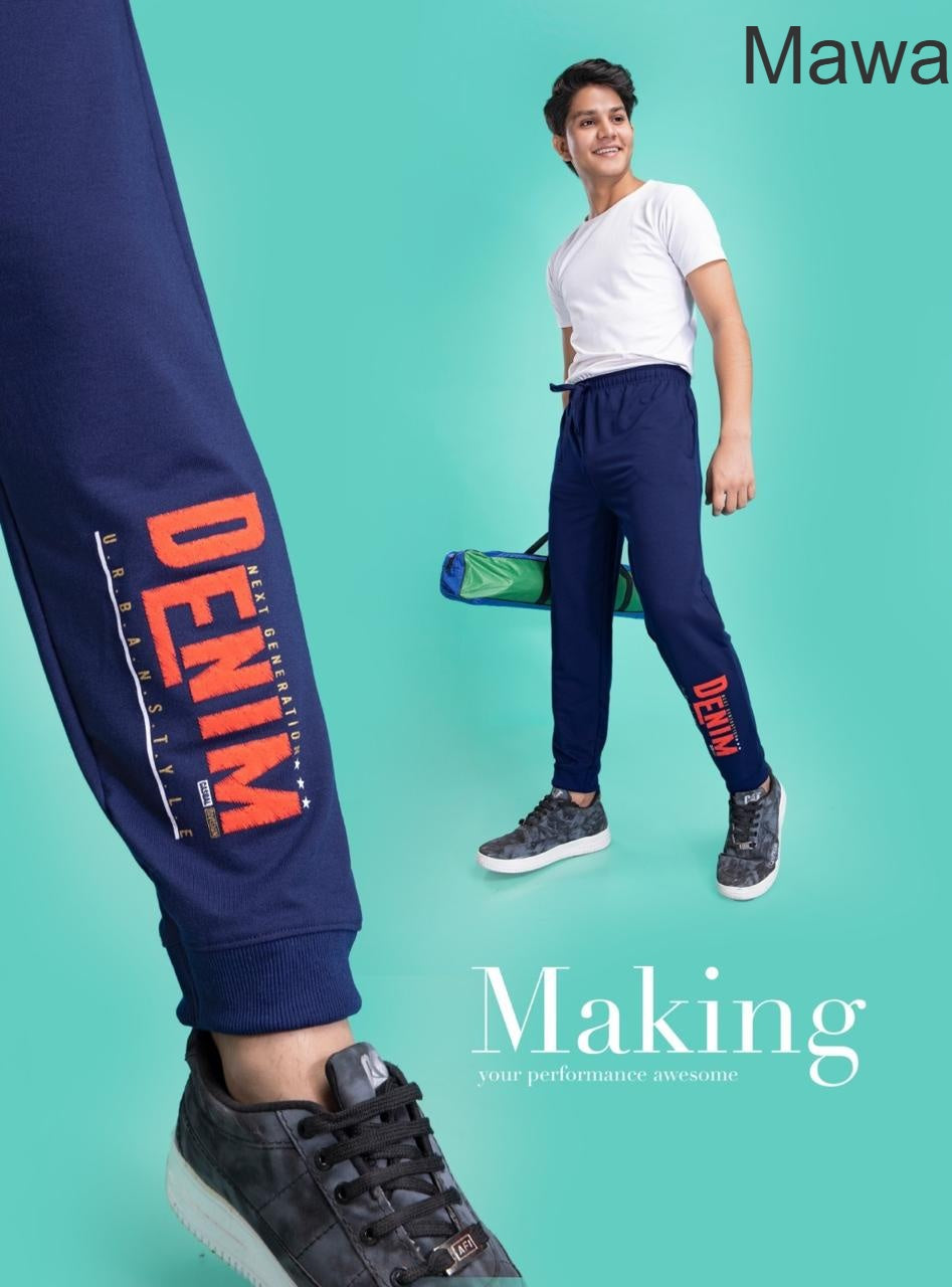 Mb 246 Mawa Lycra Boys Track Pant Supplier