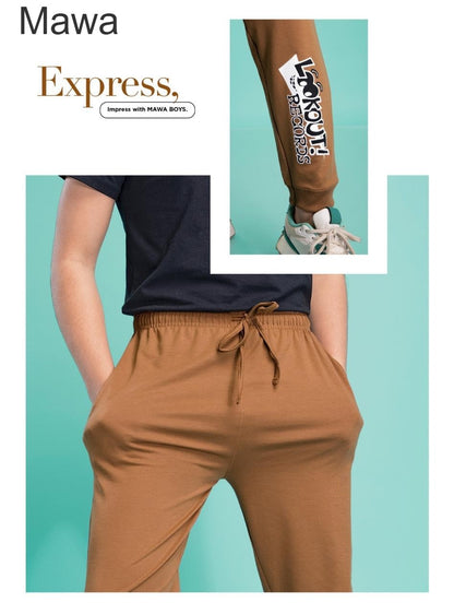 Mb 246 Mawa Lycra Boys Track Pant Supplier