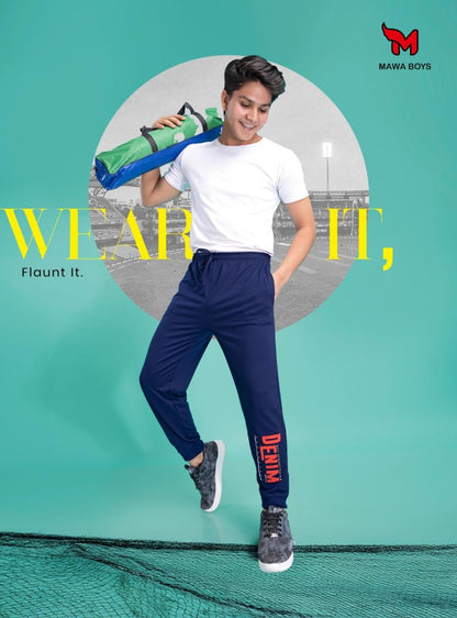 Mb 246 Mawa Lycra Boys Track Pant Supplier