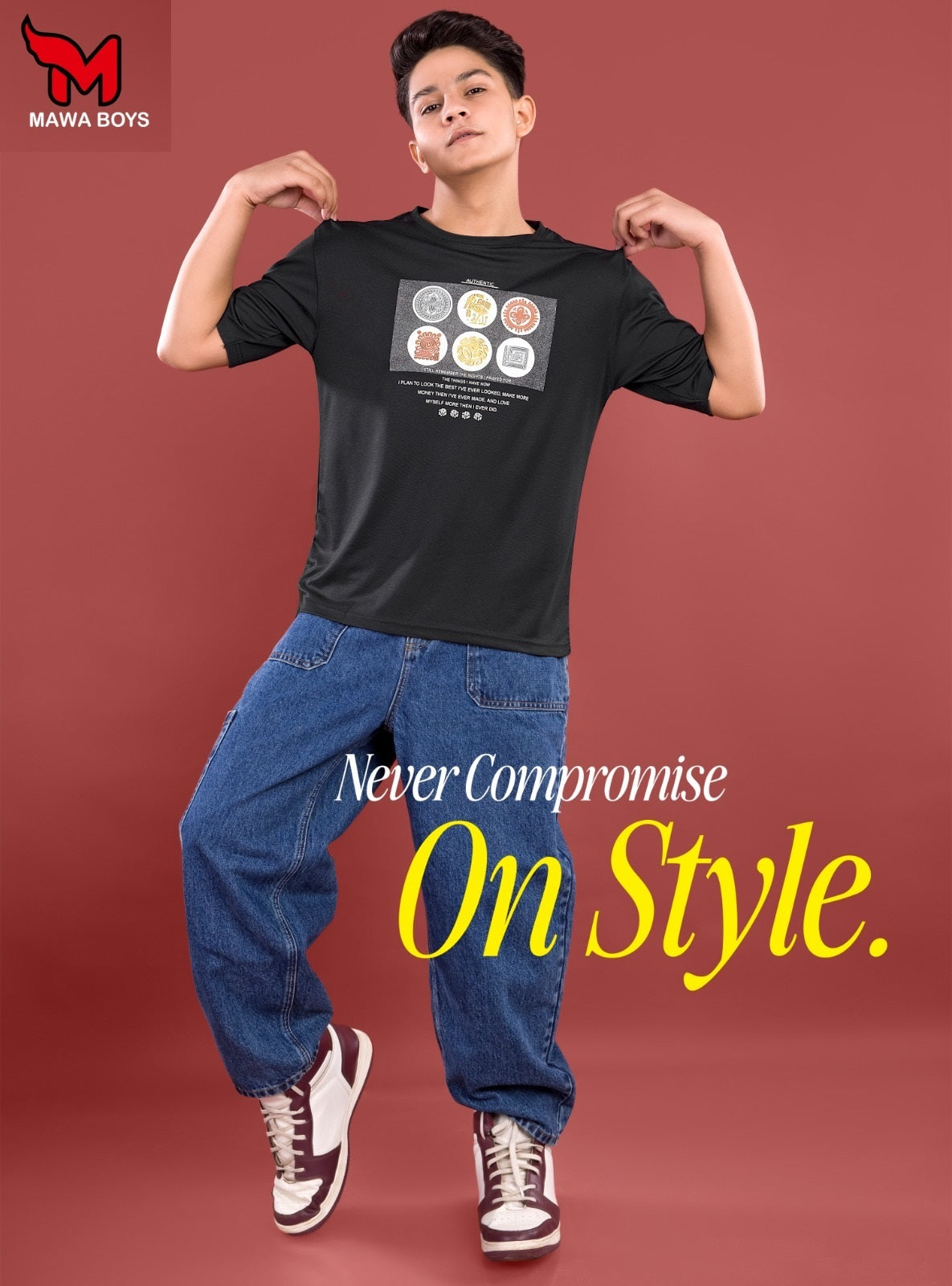 Mb 256 Mawa Tencil Boys Tshirt Exporter