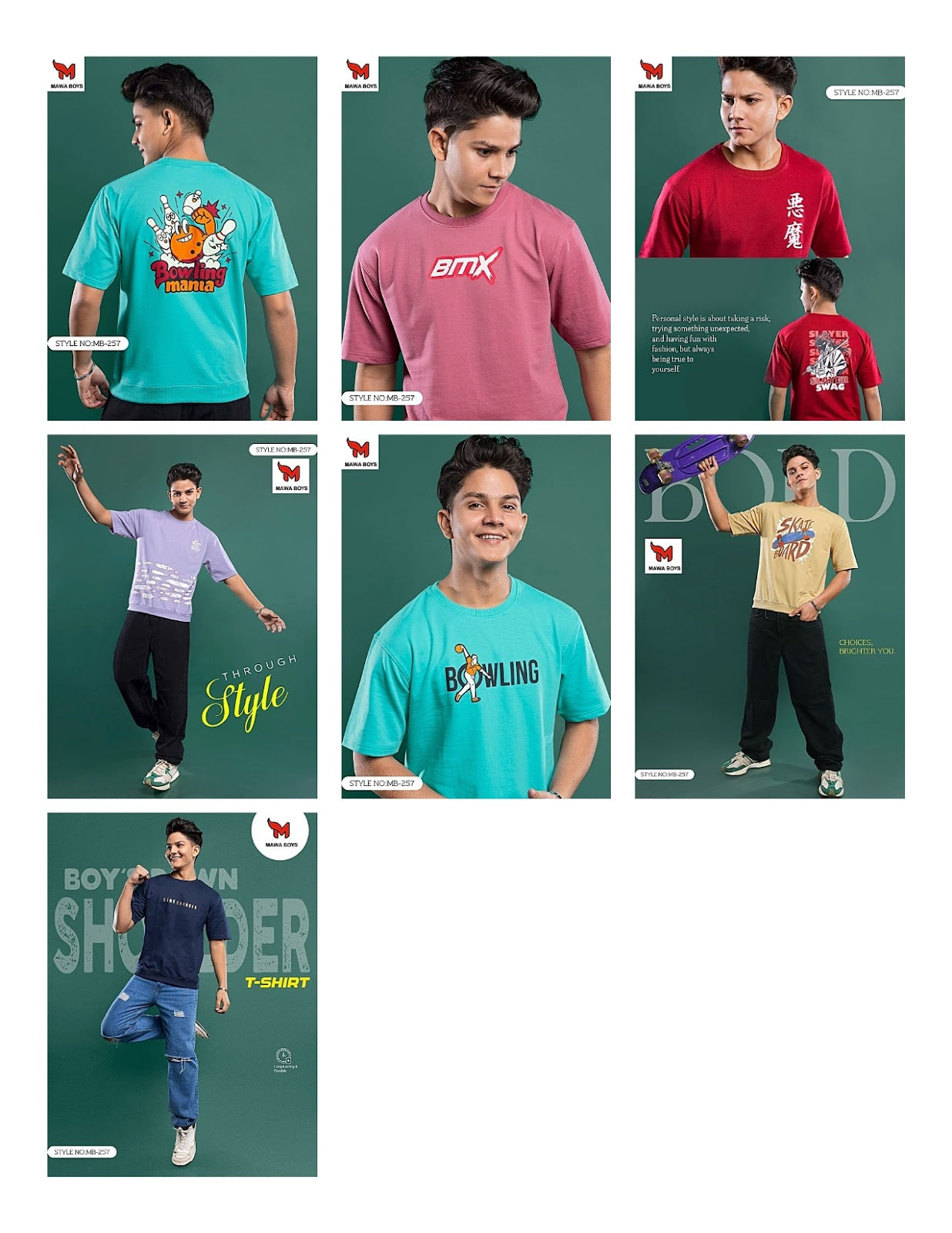 Mb 257 Mawa Cotton Looper Boys Tshirt Manufacturer India