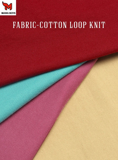 Mb 257 Mawa Cotton Looper Boys Tshirt Manufacturer India