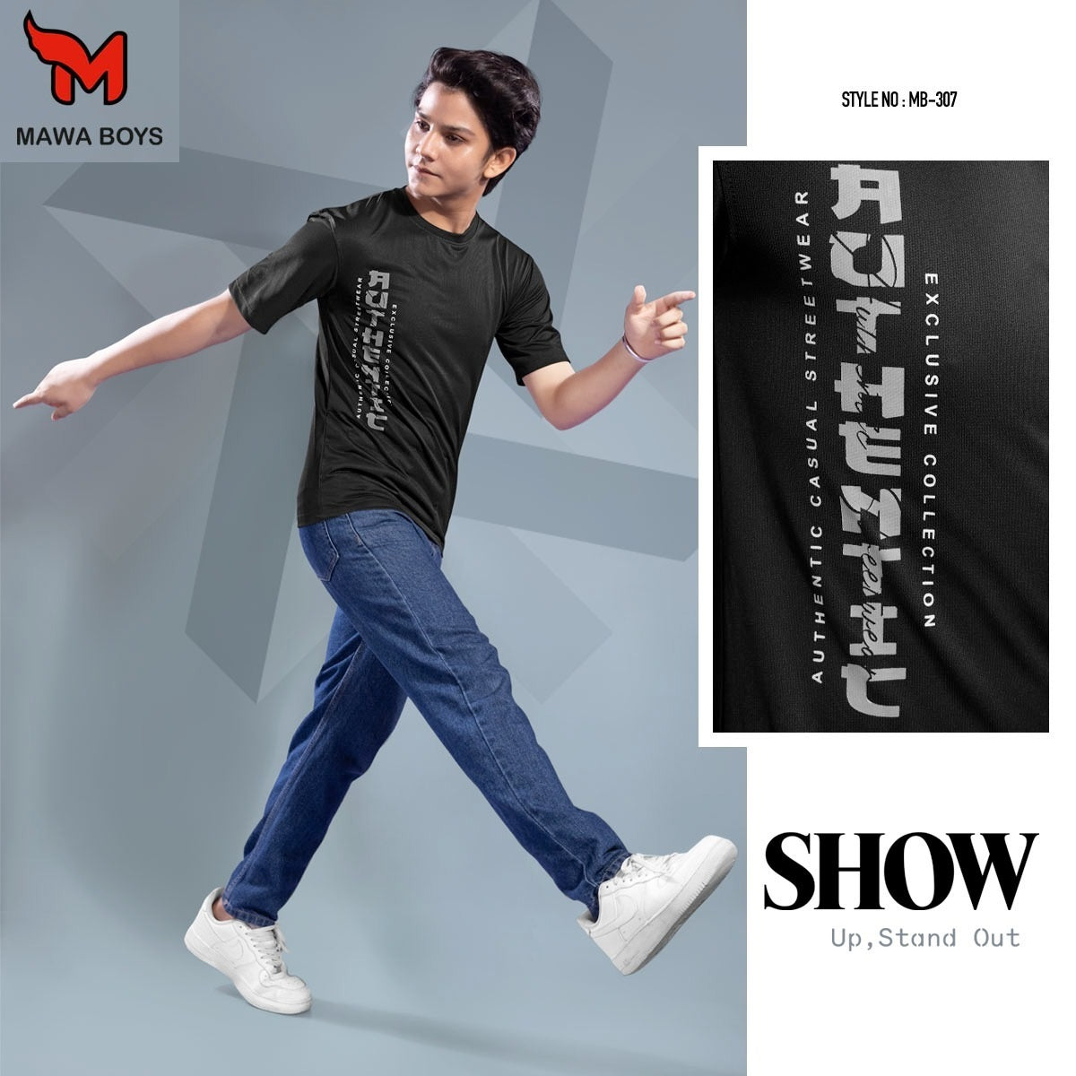 Mb 307 Mawa Imported Boys Tshirt Manufacturer India