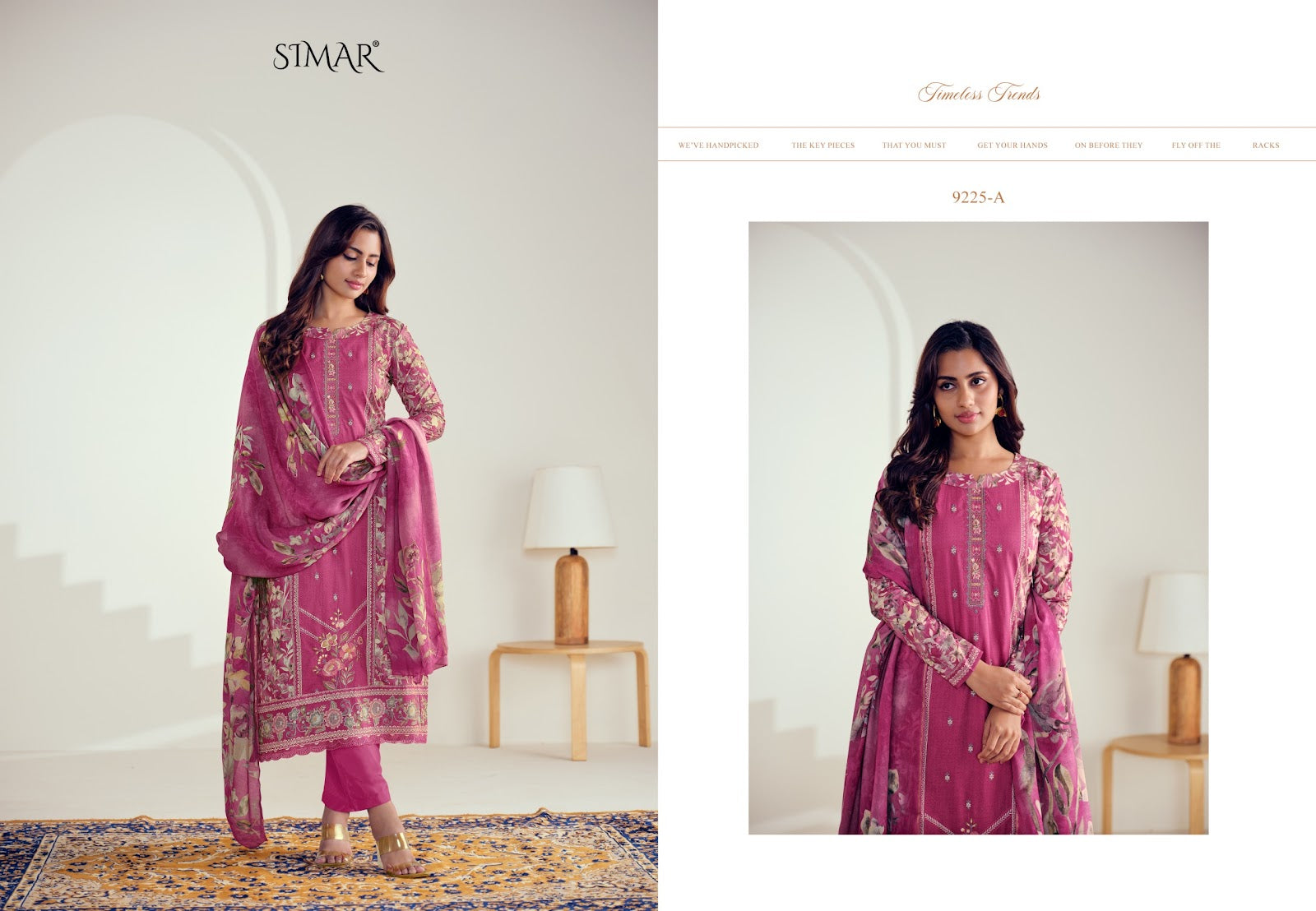 Medha Simar Pure Lawn Pant Style Suits Exporter Gujarat