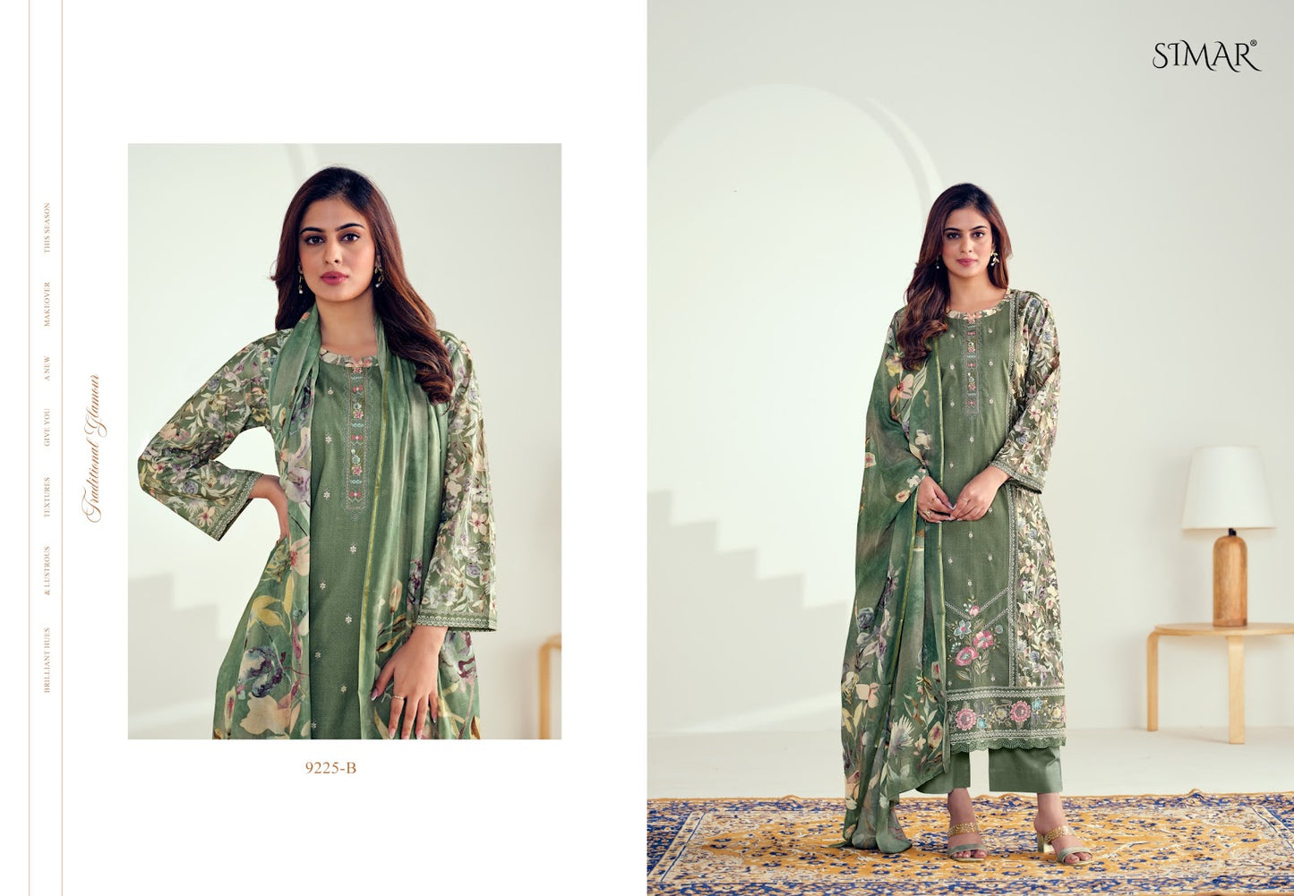 Medha Simar Pure Lawn Pant Style Suits Exporter Gujarat