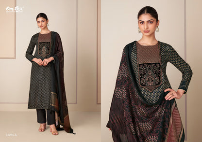 Medhasvi Omtex Muslin Silk Pant Style Suits Exporter Ahmedabad