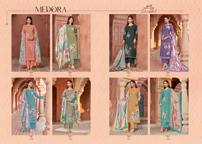 Medora Shiddat Cotton Plazzo Style Suits Manufacturer