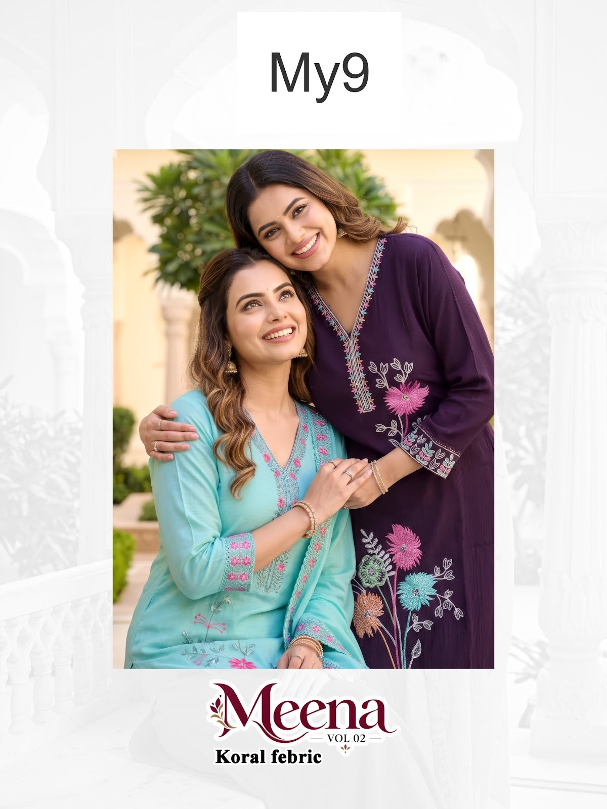 Meena Vol 2 My9 Koral Readymade Pant Style Suits Wholesale