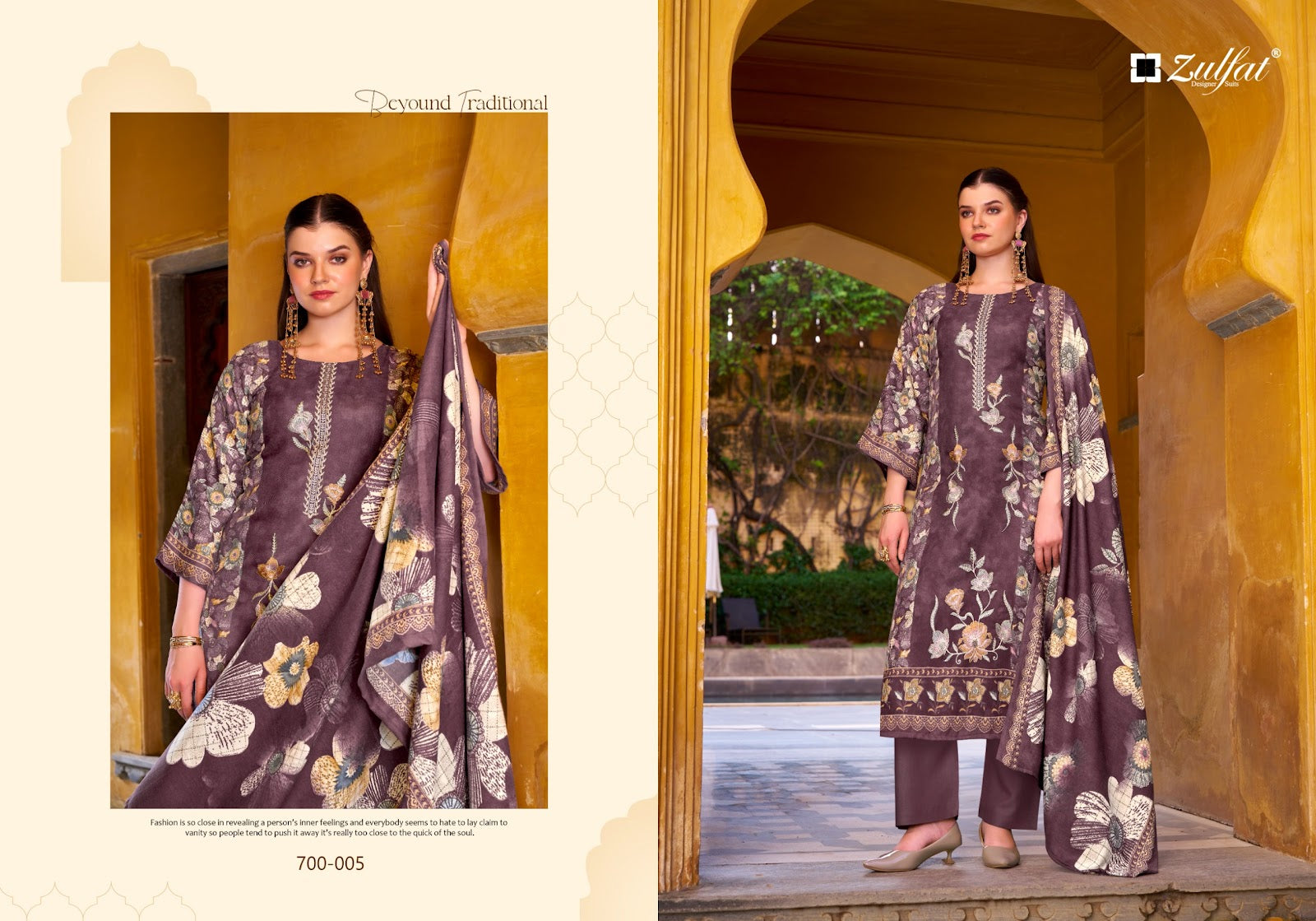 Meenakaari Zulfat Designer Jam Cotton Karachi Salwar Suits Manufacturer Ahmedabad