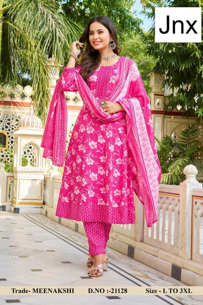 Meenakshi 2506 Jnx Capsule Print Readymade Anarkali Suits Wholesale Rate