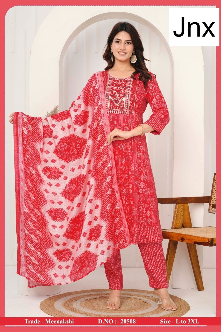 Meenakshi 2506 Jnx Capsule Print Readymade Anarkali Suits Wholesale Rate
