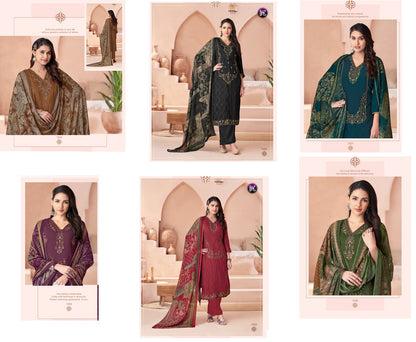 Meera Kala Fashion Pure Muslin Pant Style Suits Exporter Gujarat