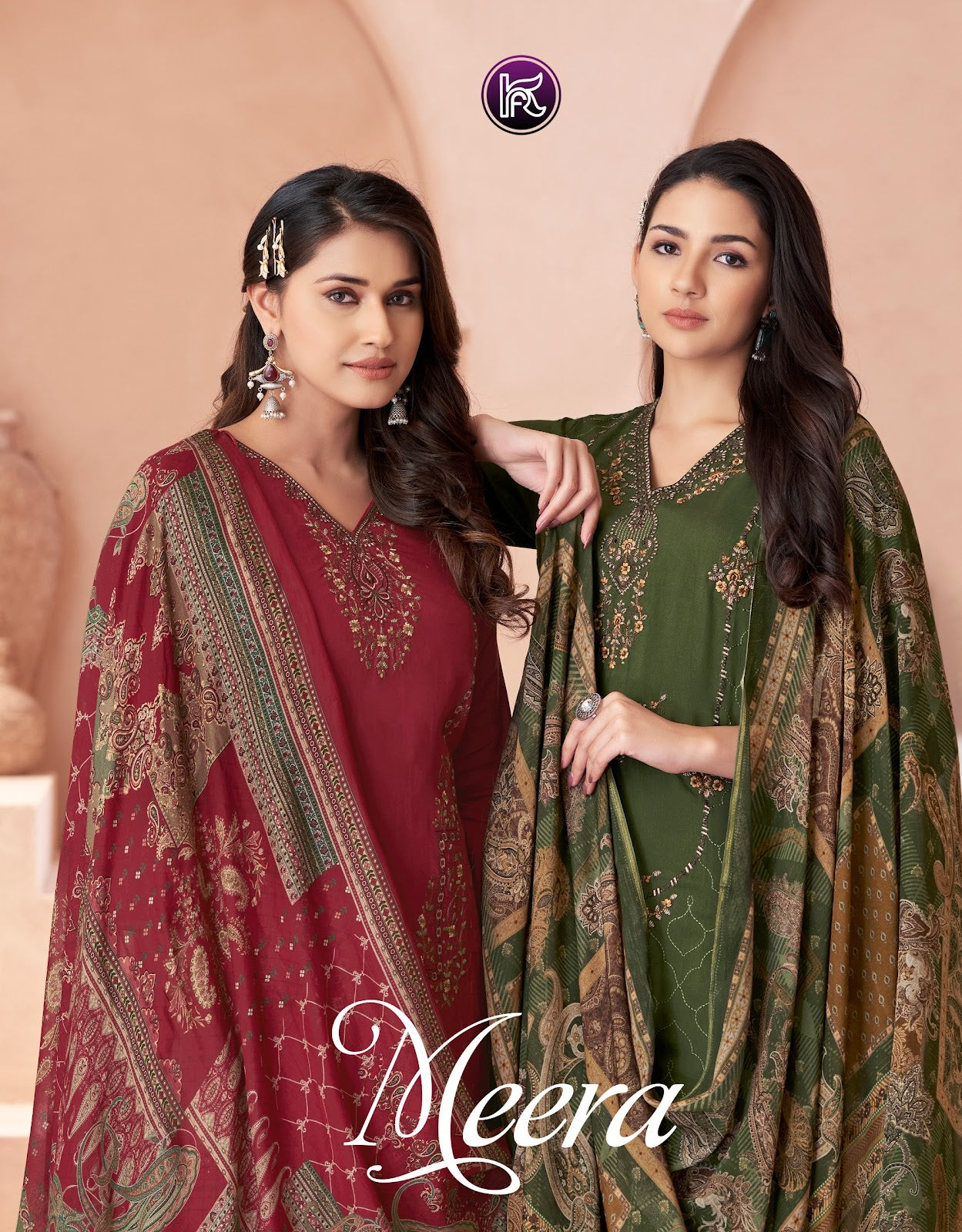 Meera Kala Fashion Pure Muslin Pant Style Suits Exporter Gujarat