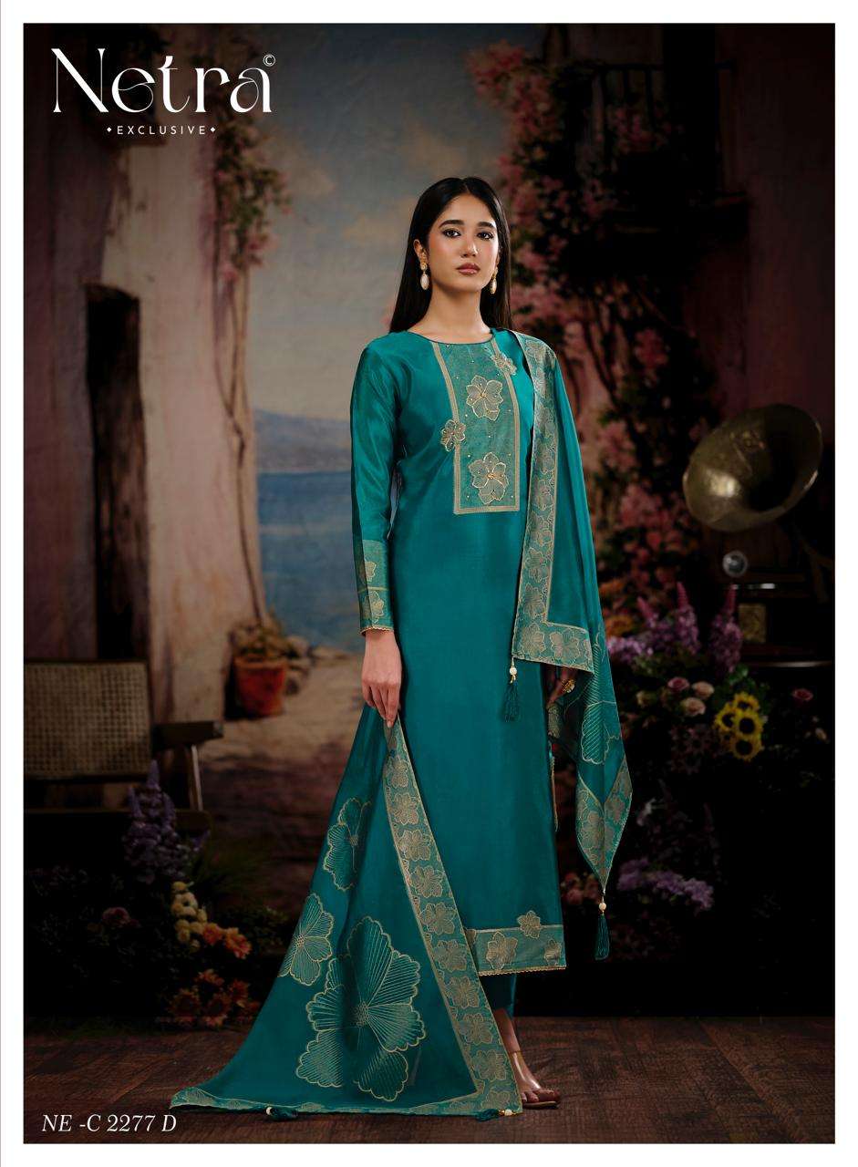 Meera Netra Woven Silk Pant Style Suits Manufacturer