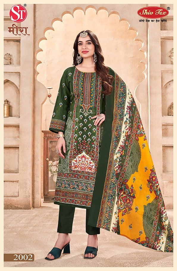 Meera Vol 2 Shiv Tex Cotton Karachi Salwar Suits Manufacturer India