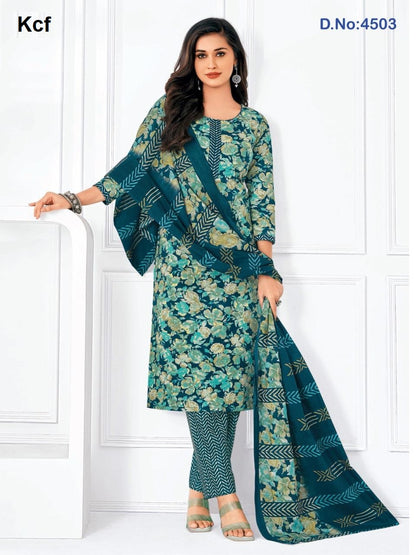 Meera Vol 45 Kcf Readymade Cotton Pant Suits Wholesale Rate