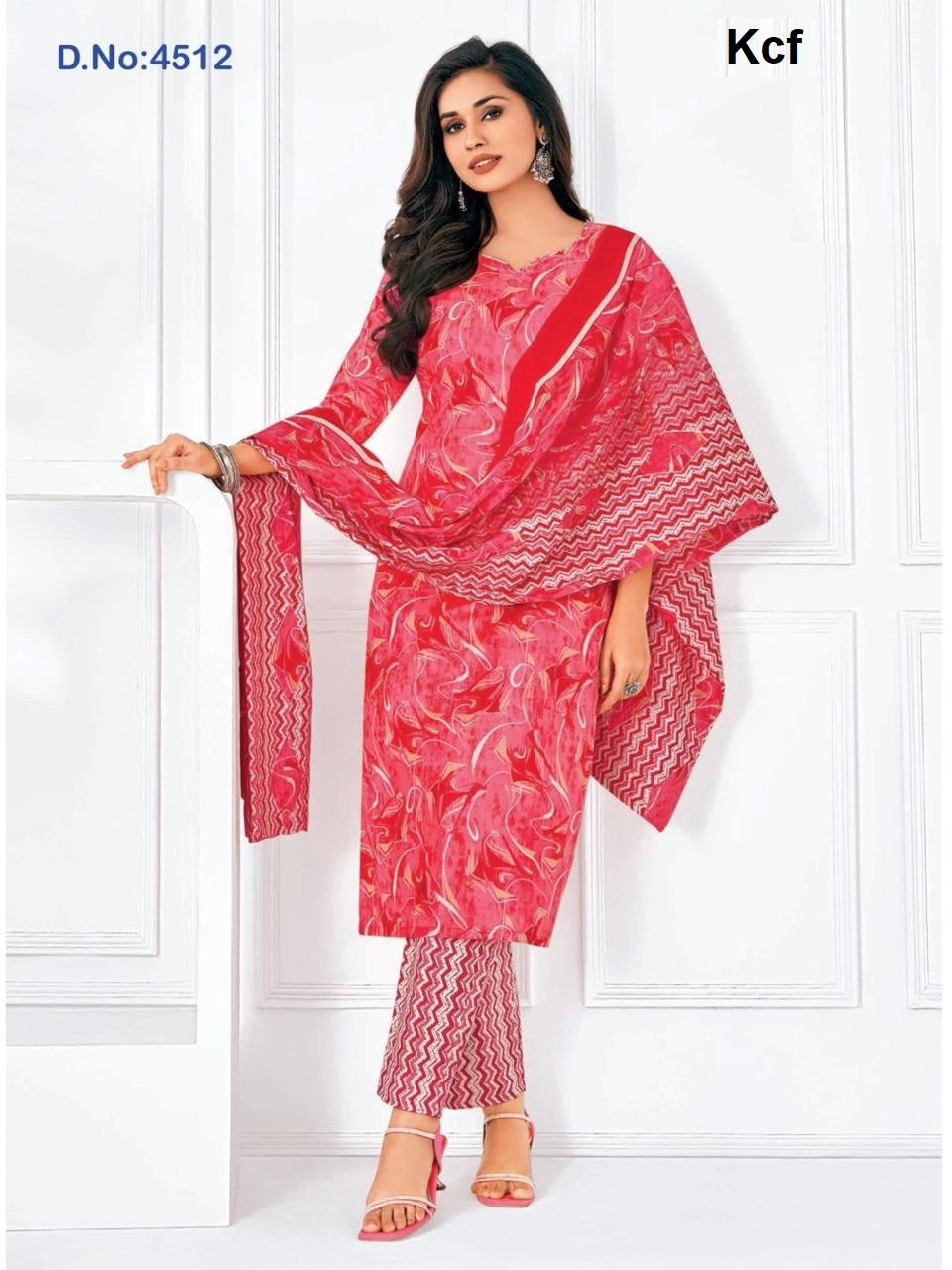 Meera Vol 45 Kcf Readymade Cotton Pant Suits Wholesale Rate
