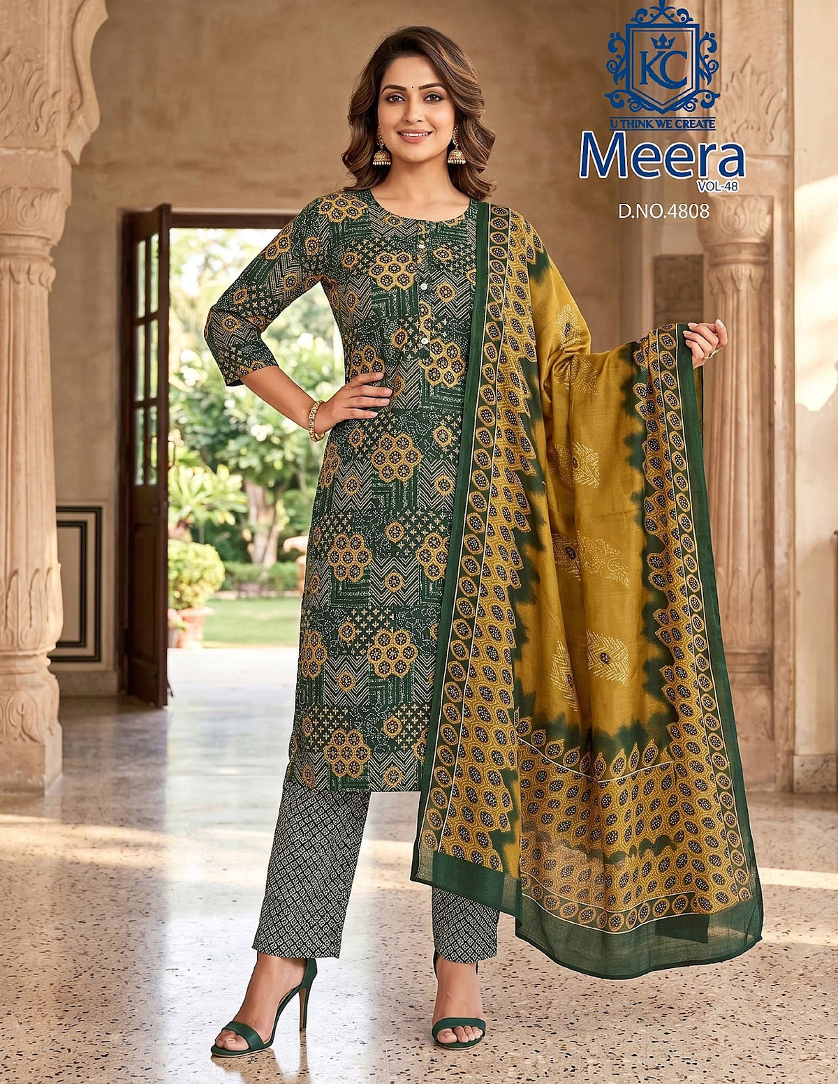 Meera Vol 48 Kcf Readymade Cotton Pant Suits Exporter Gujarat
