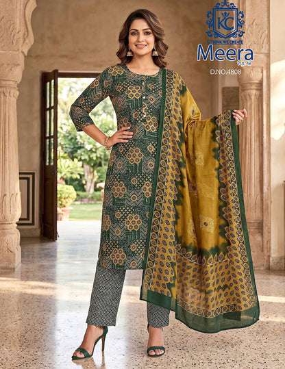 Meera Vol 48 Kcf Readymade Cotton Pant Suits Exporter Gujarat