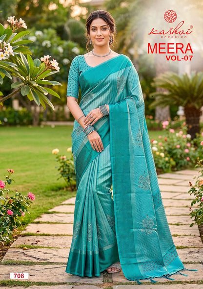 Meera Vol 7 Kashvi Creation Sarees Exporter Gujarat