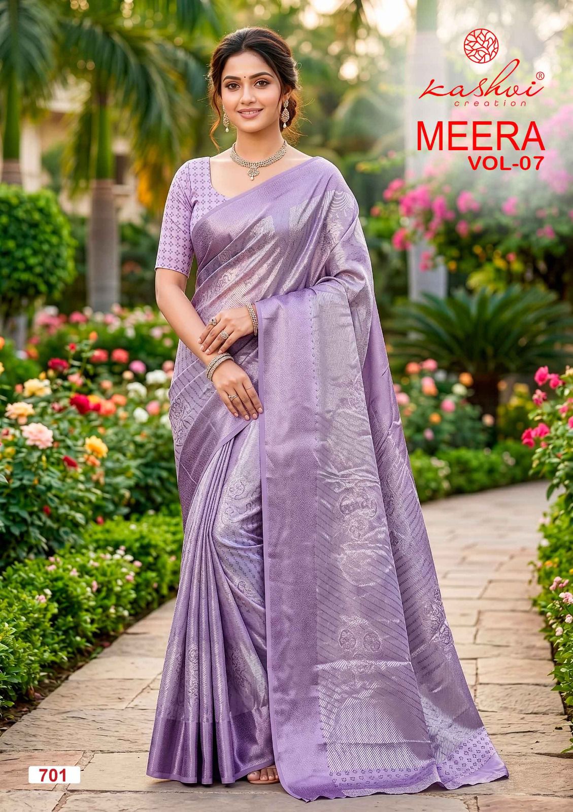 Meera Vol 7 Kashvi Creation Sarees Exporter Gujarat