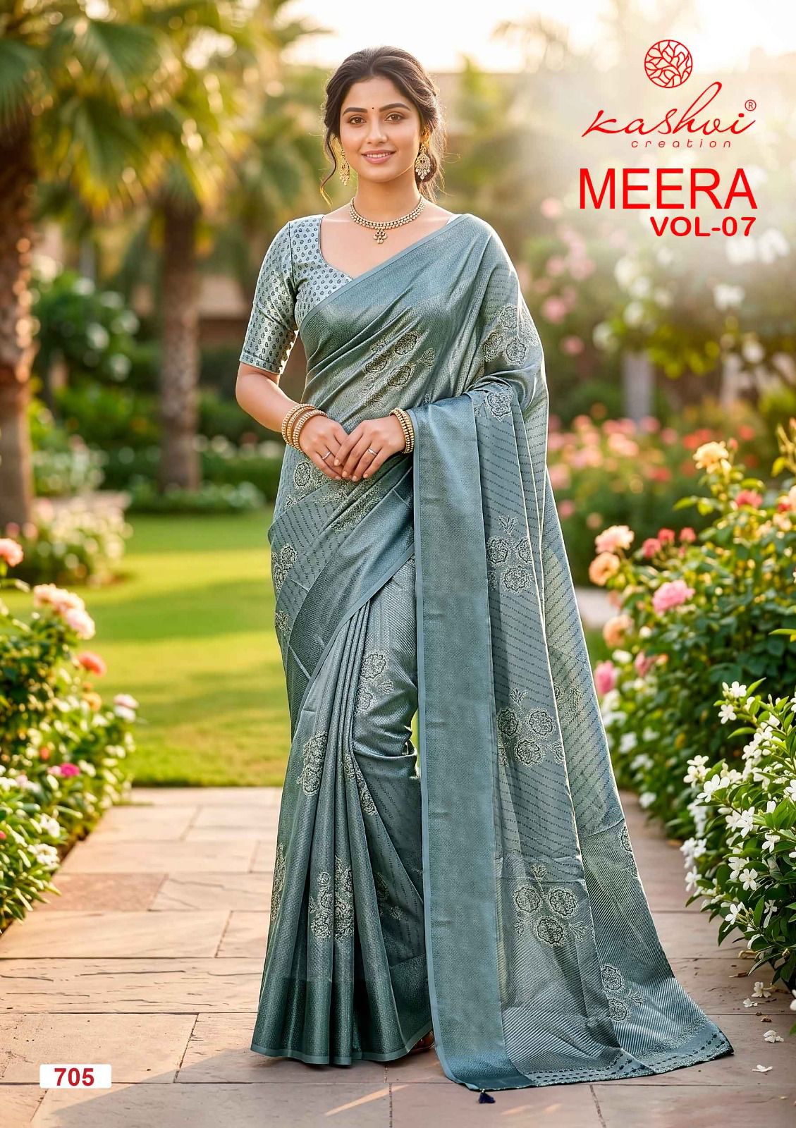 Meera Vol 7 Kashvi Creation Sarees Exporter Gujarat