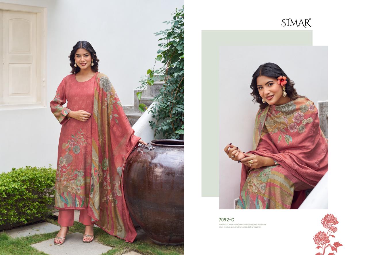 Meeree Simar Muslin Pant Style Suits Supplier Gujarat