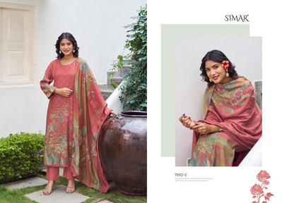 Meeree Simar Muslin Pant Style Suits Supplier Gujarat
