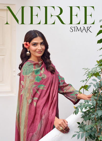 Meeree Simar Muslin Pant Style Suits Supplier Gujarat